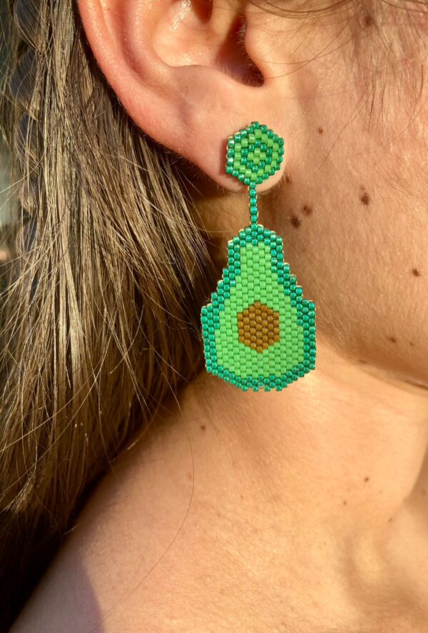 Aretes aguacate